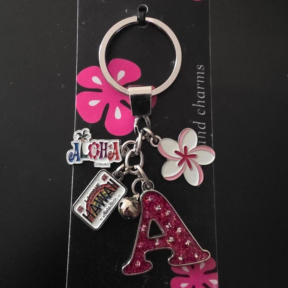 Island girl Hawaii keychain and charms